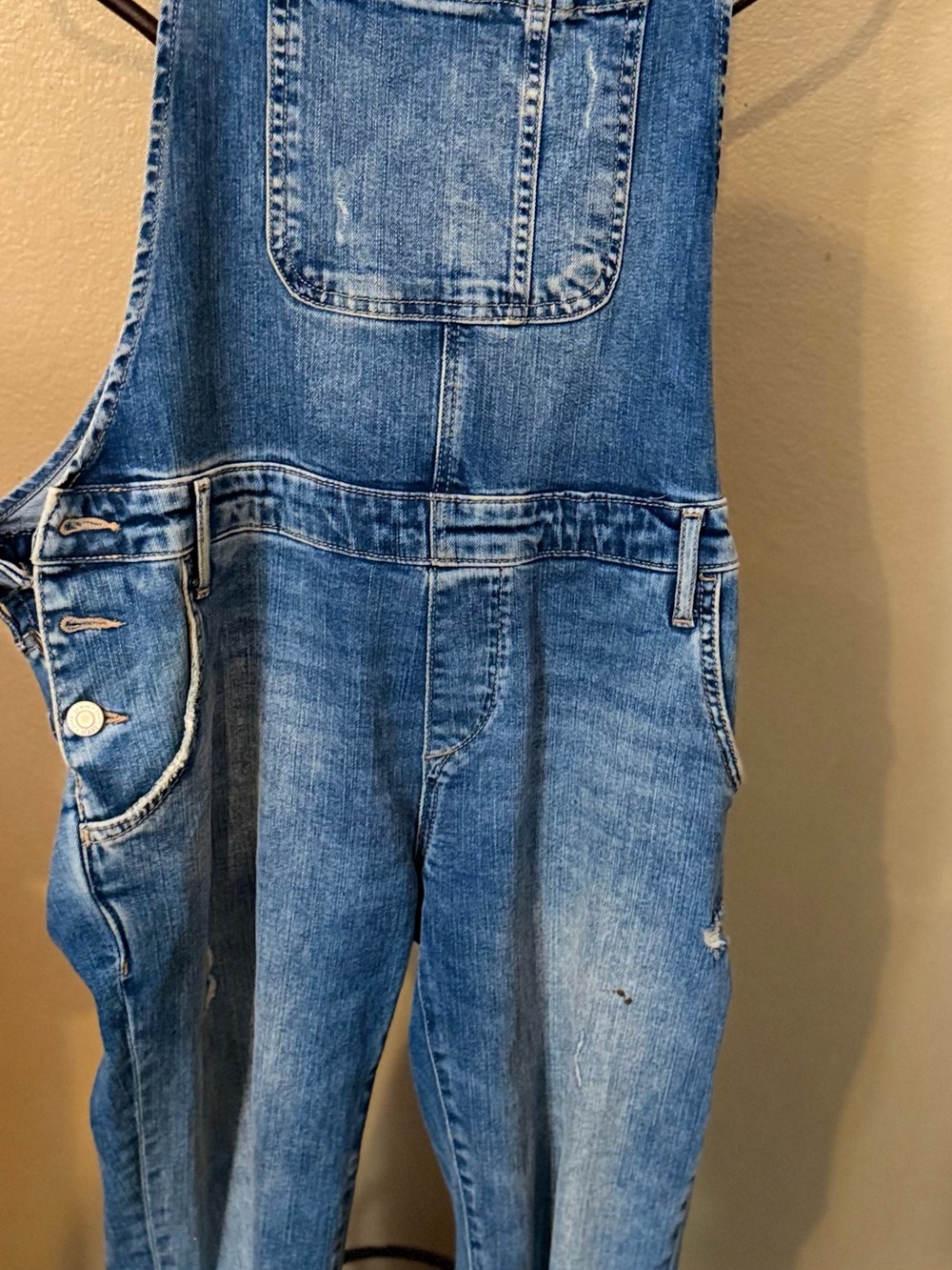 Mavi Medium Blue Denim Overalls